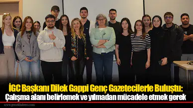 İGC Başkanı Gappi: Çalışma alanı belirlemek ve yılmadan mücadele etmek gerek