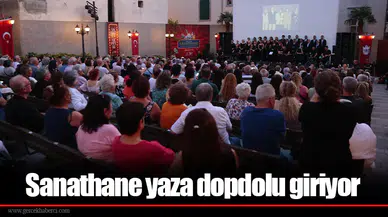 Sanathane yaza dopdolu giriyor