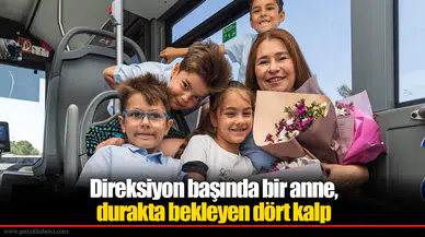 Direksiyon Başında Bir Anne, Durakta Bekleyen Dört Kalp