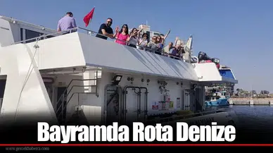 Bayramda Rota Denize