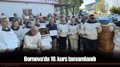 Bornova’da 10. kurs tamamlandı