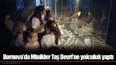Bornova’da Minikler Taş Devri’ne yolculuk yaptı
