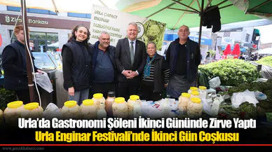 Urla’da Gastronomi Şöleni İkinci Gününde Zirve Yaptı