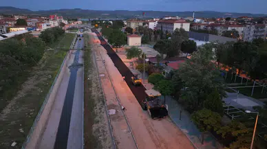 Köprübaşı İlk Kez Sıcak Asfaltla Buluştu