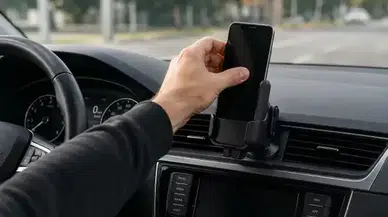 Trafik yönetmeliği tamamlandı: Telefon tutucu ve ekran kullanımı serbestleşti
