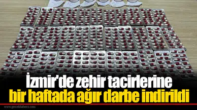 İzmir'deki bir haftalık asayiş uygulamalarında 40 kişi tutuklandı
