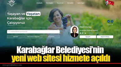 Karabağlar Belediyesi’nin yeni web sitesi hizmete açıldı