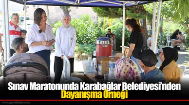 Sınav Maratonunda Karabağlar Belediyesi’nden Dayanışma Örneği