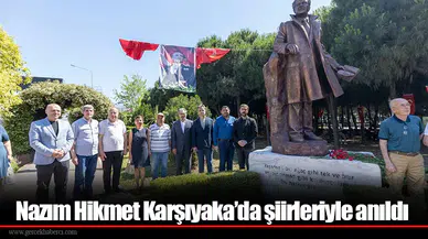 Nazım Hikmet Karşıyaka’da şiirleriyle anıldı