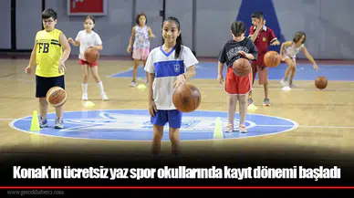 Konak'ın ücretsiz yaz spor okullarında kayıt dönemi başladı