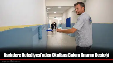Narlıdere Belediyesi’nden Okullara Bakım Onarım Desteği