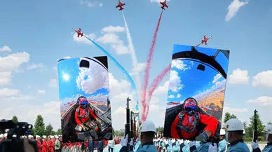 MSB, Türk Yıldızları'nın selamlama uçuşunun kokpit görüntülerini paylaştı