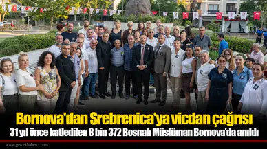 Bornova'dan Srebrenica'ya vicdan çağrısı