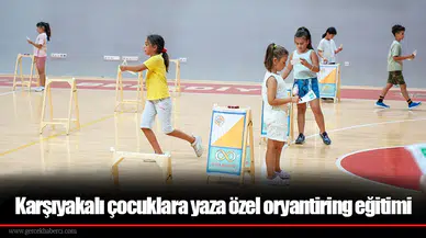 Karşıyakalı çocuklara yaza özel oryantiring eğitimi