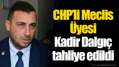 CHP'li Meclis Üyesi Kadir Dalgıç tahliye edildi