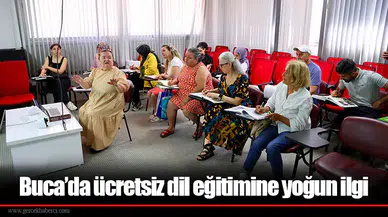 Buca’da ücretsiz dil eğitimine yoğun ilgi
