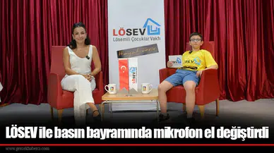 LÖSEV ile basın bayramında mikrofon el değiştirdi