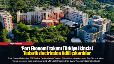 ‘Port Ekonomi’ takımı Türkiye ikincisi: Tedarik zincirinden ödül çıkardılar