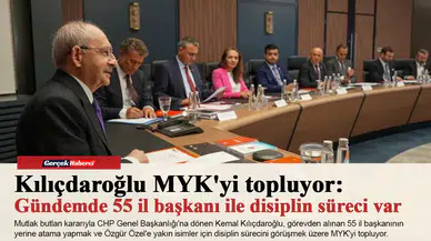 Kılıçdaroğlu MYK'yi topluyor: Gündemde 55 il başkanı ile disiplin süreci var