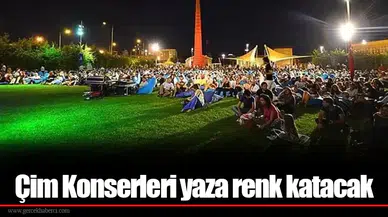 Çim Konserleri yaza renk katacak