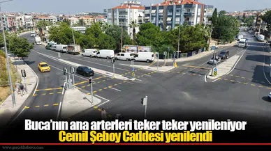 Cemil Şeboy Caddesi yenilendi