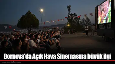 Bornova'da Açık Hava Sinemasına büyük ilgi