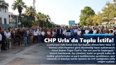 CHP Urla’da Toplu İstifa!