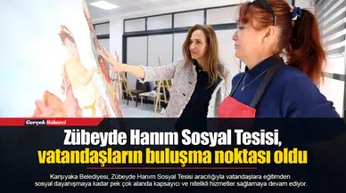 Zübeyde Hanım Sosyal Tesisi, vatandaşların buluşma noktası oldu