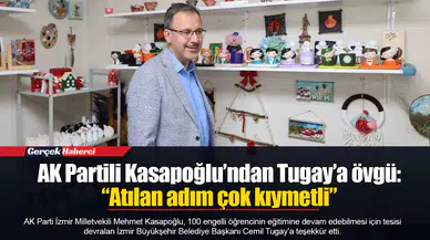 AK Partili Kasapoğlu’ndan Tugay’a övgü: “Atılan adım çok kıymetli”