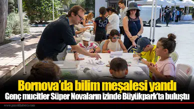 "Bornova Bilim Üssü Şenliği: Gençler, Atölye ve Gözlemlerle Bilimle Buluştu!"