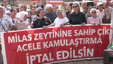 Akbelen duruşması sonrası MAPEG önünde eylem: Binlerce hayvan bir şirkete tercih ediliyor