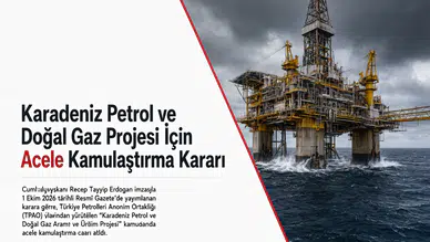 Karadeniz Petrol ve Doğal Gaz Projesi İçin Acele Kamulaştırma Kararı