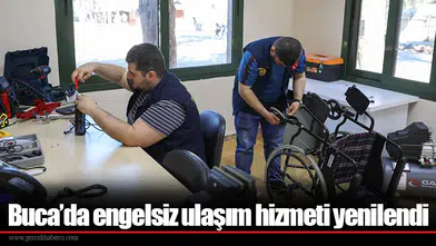 Buca’da engelsiz ulaşım hizmeti yenilendi