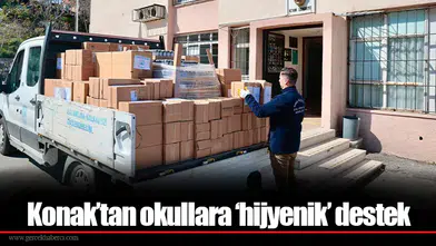 Konak’tan okullara ‘hijyenik’ destek