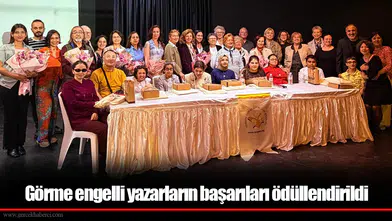 Görme engelli yazarların başarıları ödüllendirildi
