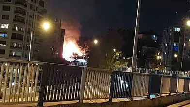 İzmir Bayraklı'da otluk arazide yangın çıktı