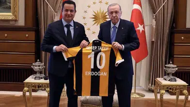 Cumhurbaşkanı Erdoğan, Acun Ilıcalı'yı Külliyede ağırladı