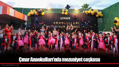 Çınar Anaokulları’nda mezuniyet coşkusu