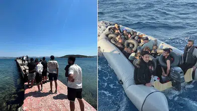 İzmir'de 59 düzensiz göçmen yakalandı, kurtarıldı