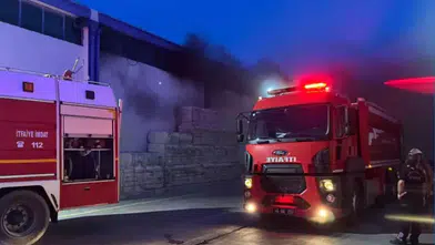 Maraş'ta tekstil fabrikasında yangın çıktı