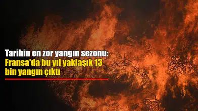 Fransa'da 2023'ün Başından Bu Yana 12 Bin 845 Yangın: 61 Bin Hektar Arazi Kül Oldu!