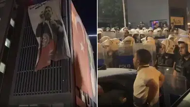 Çevik kuvvet CHP İstanbul İl Başkanlığı'na girdi: İmamoğlu pankartı krizi polis müdahalesine dönüştü
