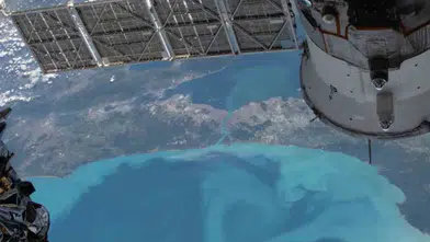NASA uydularından İstanbul Boğazı'ndaki turkuaz renk değişimi