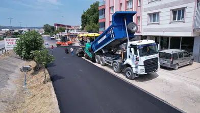 Kula Seyitali Mahallesi’nde Sıcak Asfalt Çalışması Tamamlandı
