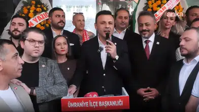 YENİ partinin Ümraniye ilçe başkanlığı açılışında Çelik başlangıç mesajı verdi
