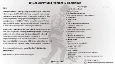 Aydın ve sanatçılardan ‘İkinci Kuvayımilliyeciler’ adıyla antiemperyalist mücadele çağrısı
