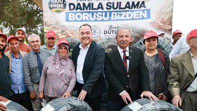 Büyükşehir’den Salihli’de 500 Üreticiye Damlama Sulama Desteği