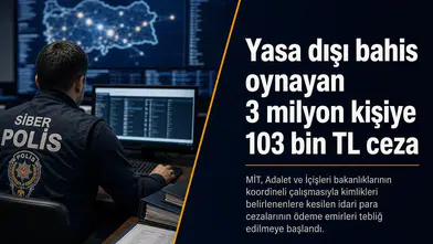 Yasa dışı bahis oynayan 3 milyon kişiye 103 bin TL ceza