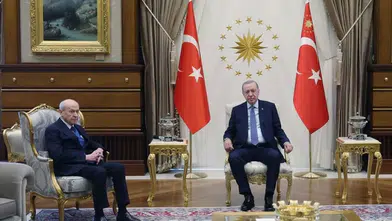 Erdoğan ve Bahçeli Külliye'de bir saat görüştü