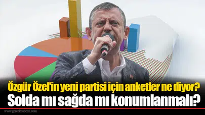 Özgür Özel'in yeni partisi için anketler ne diyor? Solda mı sağda mı konumlanmalı?